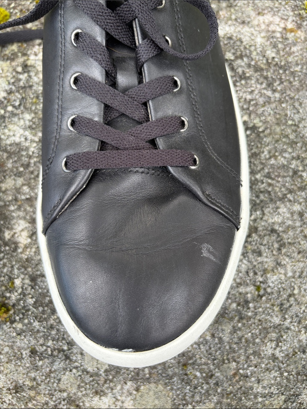 Sperry Top-Sider Men's Black Leather lace up sneakers casual work shoes size 11 - Picture 13 of 16